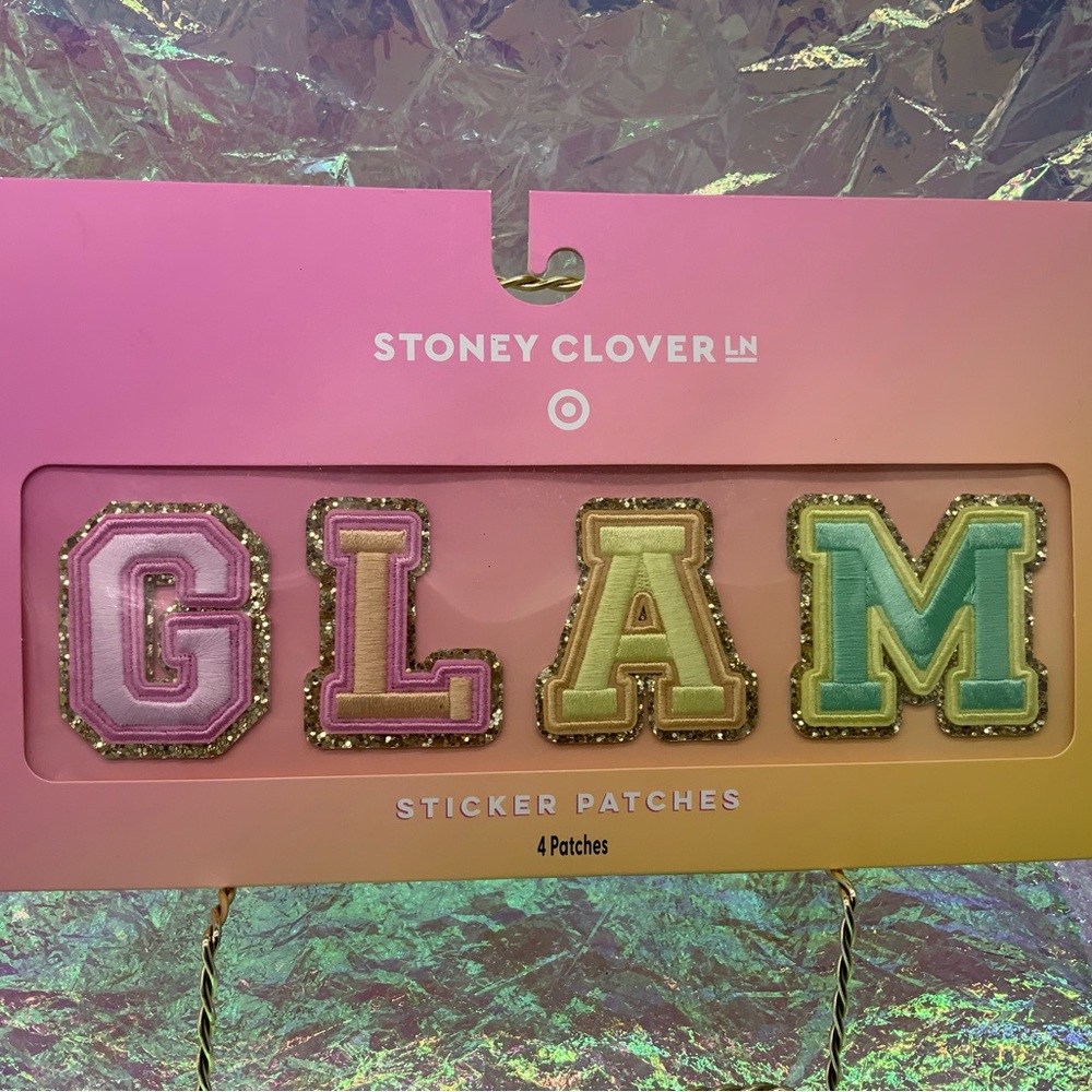 Stoney Clover Lane glitter Sticker/Patches